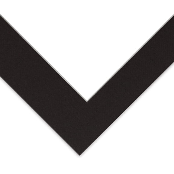 Blick Pre-Cut Mat - Raven Black, 11" x 14" (7-1/2" x 9-1/2" Opening)