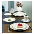thumbnail image 4 of 57 Piece Wavy Dinnerware Set-Porcelain China Service for 8 People-Atara, 4 of 5
