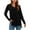 Black, variant on biudgviw Fall Tops for Women Crew Neck Solid Color Basic Tee Shirts Long Sleeve Comfortable Side Split Trendy Tunic Blouses