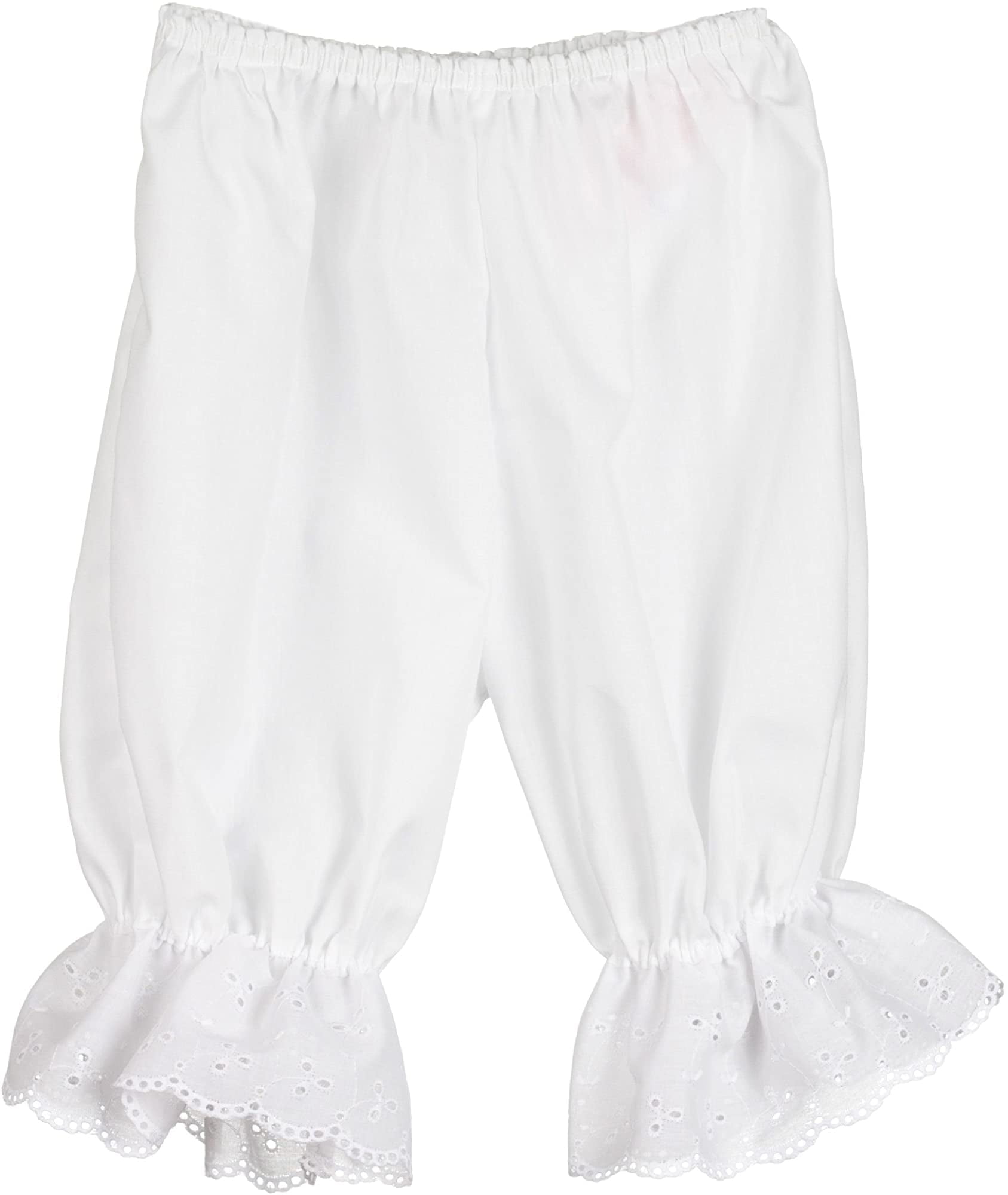 Little Zazzy Baby Girls White Pantaloon Pettipants Bloomer Under-Pants