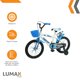 thumbnail image 2 of Bicicleta Infantil Lumax Rodada 16 C/ Llantas Entrenadoras Canasto Azul, 2 of 4