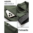 thumbnail image 5 of Colsmile Men's Bomber Jacket, Casual Lightweight Zip Up Varsity Jacket, Fashion Outerwear for Men, 5 of 9