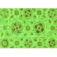 thumbnail image 1 of Ahgly Company Indoor Rectangle Abstract Green Modern Area Rugs, 2' x 3', 1 of 4