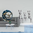thumbnail image 2 of 3 Pieces Figurine Sculpture Knick Knack Resin Material Family Theme for Living Room Cabinet Bookshelf Decor, 2 of 8