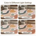 thumbnail image 5 of ODIKA 9'x12' Earthy Pastel Tones Modern Abstract Washable Area Rug Stylish Organic Shapes for Contemporary Spaces for Great Room, Indoor Concept, Large Living Low Pile, Flatwoven, 5 of 5
