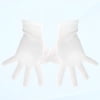 TELOLY 12 Pairs Small 100% White Cotton Gloves for Eczema, Moisturizing Hand Therapy Gloves for Night Sleep