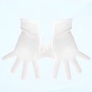 TELOLY 12 Pairs Small 100% White Cotton Gloves for Eczema, Moisturizing Hand Therapy Gloves for Night Sleep