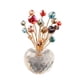 thumbnail image 4 of Figura de fruta con jarrón redondo, adorno de tablero de automóviles, decoración decorativa de adornos de adornos para automóviles hechos a mano para vistoso, 4 of 8