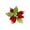 C, variant on Christmas Artificial Flower Branch – Velvet Flocked Faux Floral Insert for Christmas Tree Decoration, Holiday Faux Flower Ornament