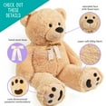 thumbnail image 3 of LotFancy Giant Teddy Bear Stuffed Animal, Big Plush Toy Gift for Kids Adult Girls, 39", 3 of 8