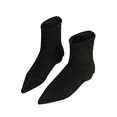 thumbnail image 5 of Willtoo Women Faux Suede Pointed Toe Ankle Boots Low Flat Heel Stretch Short Sock Booties with Back Zipper Fall Winter Fashion Dressy Comfortable Slim Fit Ankle Boots, 5 of 5