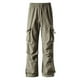 thumbnail image 2 of Ceisia Men's All-Season Work Pants - Solid Color Gift Loose Casual Functional Pocket Drawstring Full Length Trousers, 2 of 4