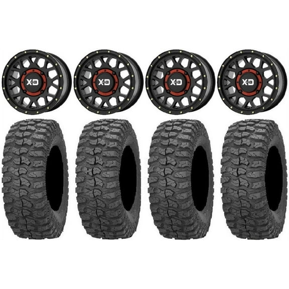 KS135 Grenade 14" Wheels 28" Rock-A-Billy Tires Can-Am Commander Maverick Renegade Outlander Defender