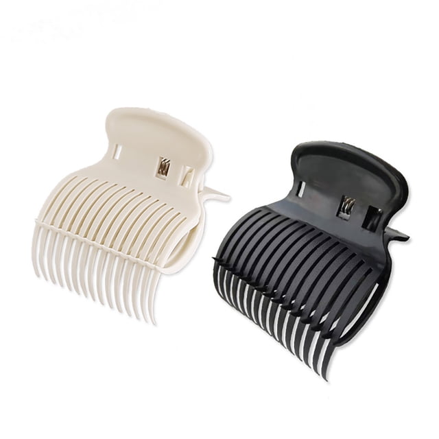 Amdohai 12pcs Hair Rollers Clip Hot Roller Clips Hair Curler Claw Clips Hair Perm Insulation Clip Random Color
