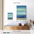 thumbnail image 4 of Elephant Stock Beach Horizon Ii Wall Art - Vertical Canvas Wall Art - Living Room Wall Decor - Abstract Canvas - Blue And Orange Decor By Tim O'toole - 8" x 12", 4 of 8