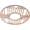 thumbnail image 2 of 26"OD x 9 1/2"ID x 3/8"T Empire Wood Fretwork Pierced Ceiling Medallion, Cherry, 2 of 3