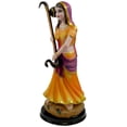 thumbnail image 2 of Chitralekha Gopi Statue 7" Asta Sakhi Chitralekha playing Vina (Y29), 2 of 4