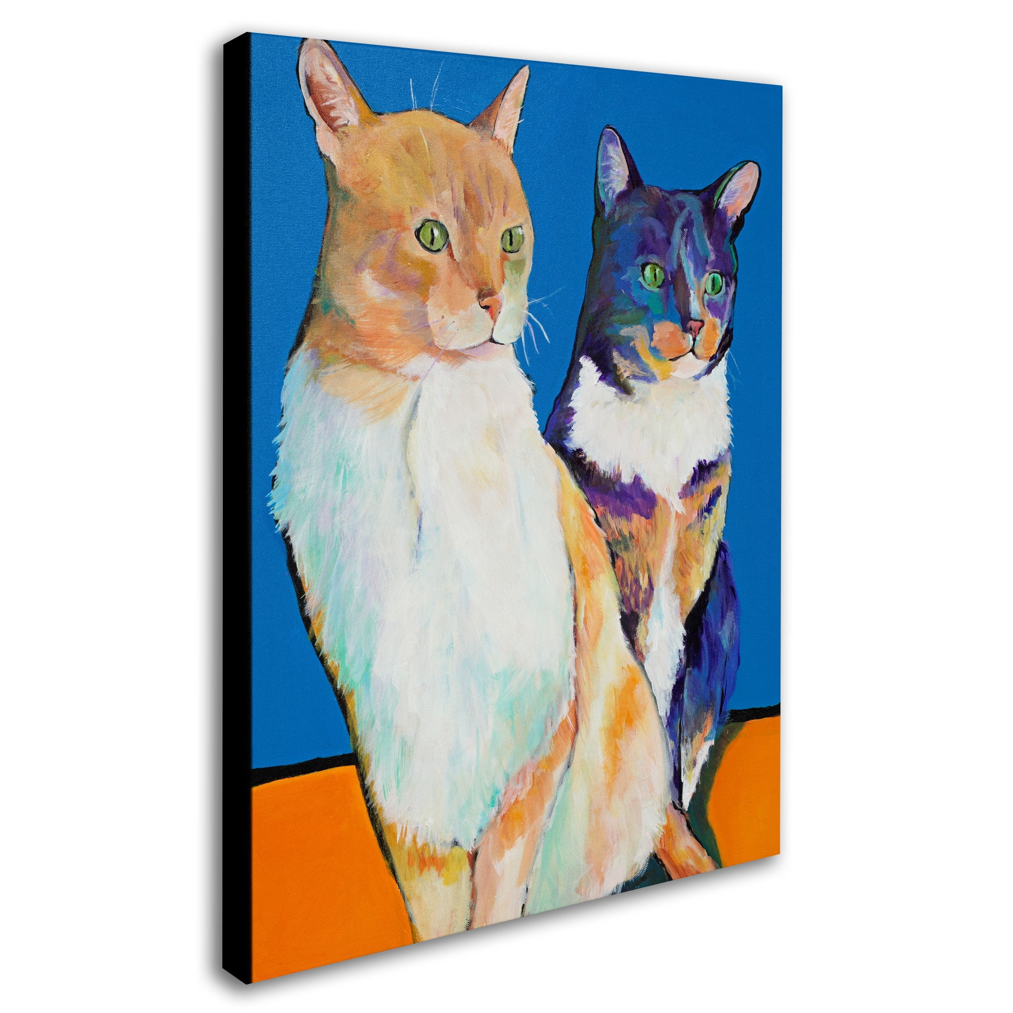 Trademark Fine Art "Dos Amores" Canvas Art by Pat Saunders