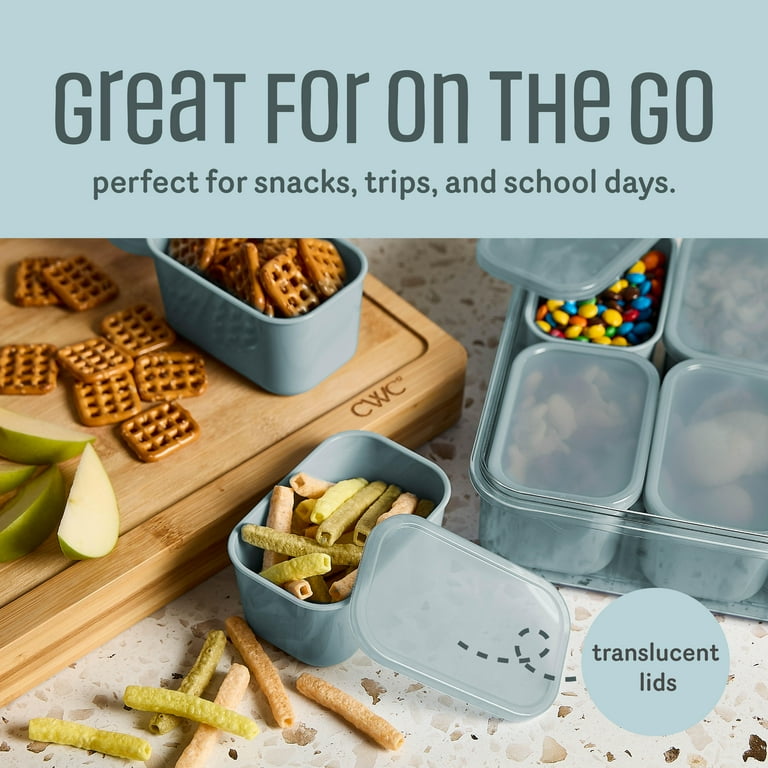 Cook With Color, Snackle Box, 8-Compartment Divided Serving Tray
