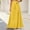 Yellow, variant on Women's Solid Color Elastic Waist Casual Straight Leg Loose Pants