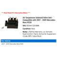 thumbnail image 2 of Air Suspension Solenoid Valve Unit - Compatible with 2007 - 2009 Mercedes-Benz R320 2008, 2 of 2