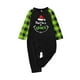 thumbnail image 2 of Conjuntos de pijamas navideños familiares a juego Grinch 2024, pijama de Grinch con parte superior y pantalones de pijama a cuadros, pijama de Grinch para niños y adultos para la familia, 9 Meses, 2 of 3