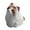 B, variant on Baywell Wood Carved Cat Handmade Cat Ornament Cute Kitten Figure Cat Sculpture for Desk Bookshelf Wine Cabinet Decoration