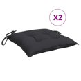 thumbnail image 2 of Cojines para silla 2 piezas Negro 19.7x19.7x2.8 Tela Oxford, 2 of 8
