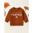 thumbnail image 3 of RUINIXCW Toddler Baby Girl Boy Halloween Sweatshirt Outfit Newborn Infant Fall Winter Sweatshirt Mama's Pumpkin Print Long Sleeve Pullovers Shirt Top, 3 of 8