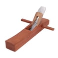 thumbnail image 2 of Compact Ergonomic Hand Planer with 55# Steel Blade and Padauk Wood for Precision Woodworking Tools, 2 of 7