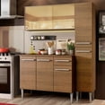 thumbnail image 2 of Cocina Integral 137cm Emilly Gold Madesa 03 - Marrón Madesa GREM137003, 2 of 8