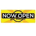 thumbnail image 1 of Now Open For Business 13 oz Banner 13 oz Vinyl Banner With Metal Grommets, 1 of 4