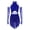 Royal Blue, variant on Women's Sparkly Figure Skating Dress with Gloves Ballet Leotard Lyrical Dance Costume Burgundy XXL