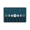 thumbnail image 7 of Night Sky Moon Stars Rugs Doormat, Non-Slip Machine Washable Carpets Floor Door Mat , 36" x 24", 7 of 7