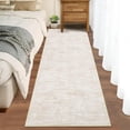 thumbnail image 3 of Shininglove Washable Runner Rugs 2' x 6' Modern Abstract Plain Texture Living Room Carpet, Contemporary Non-Slip Accent Floor Mat for Kichen Entryway(Beige), 3 of 8