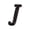 J, variant on Tahtuvzn School Home Decor Alloy Wrought Iron Number Letter, Outdoor Letter House Letter,2x3"