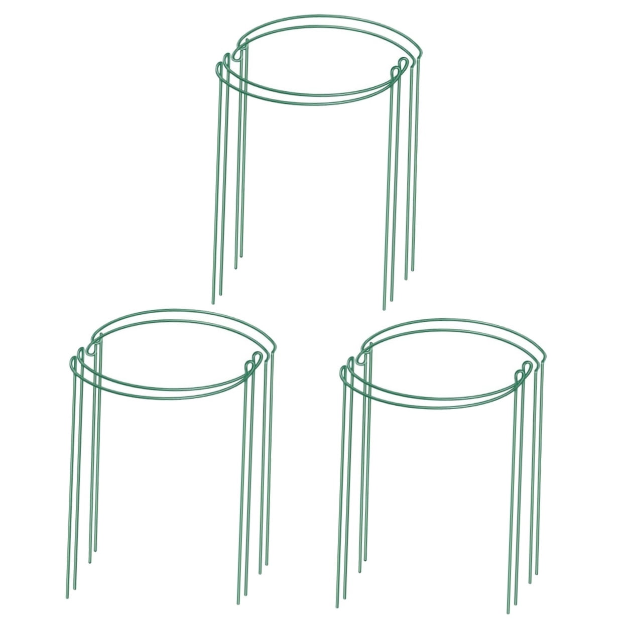 LABSERRON Plant Support Frame Green Garden Trellis for Clematis and Rattan Plants