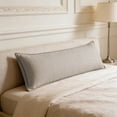thumbnail image 7 of Lilixerw Long Lumbar Pillow 11.81x27.56 inch, Herringbone Bolster Pillow with Insert, Backrest Bed Pillow for Sofa, Bedroom, Living Room Decoration, 7 of 7