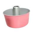 thumbnail image 4 of Molde para pastel Angel Food, redondo, antiadherente, con base desmontable y hueco. Rosa, 4 of 9