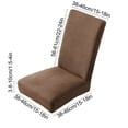 thumbnail image 3 of Stretch Chair Covers for Dining Room Kitchen Seat Protectors Washable Fabric Slipcovers for Wedding Banquet Decorations Full Coverage Elastic Design for Furniture Protection, 3 of 6