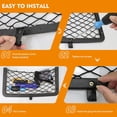 thumbnail image 3 of 5 Piezas Redes de Almacenamiento para RV Maletero de Coche 36x18cm Bolsa de Accesorios para Cubiertos Multifunción Barco Hogar (con Gancho, Tornillo, Tapa de Tornillo), 3 of 5