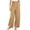 04-Coffee, variant on Diufon Linen Pants Women Summer Boho Wide Leg Palazzo Pants Casual Drawstring High Waisted Trousers with Pockets