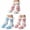 H, variant on 3 Pairs Women Teens Girls Winter Thick Slipper Socks Non Slip Warm Fluffy Fleece Lined Socks Christmas Stockings Cozy Fuzzy Sleeping Socks Indoor Floor Socks Christmas Gifts For Women Big Girls