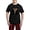 With Red Plaid Pant, variant on CafePress - Men's Dark Pajamas - Men's Dark Loose Fit Cotton Pajama Set