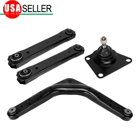 Rear Upper Lower Control Arm Ball Joint Kit Set of 4 For 1999-2004 Grand Cherokee WJ 2000 2001 2002