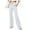 White #812, variant on Bovemsi Casual Pants for Women Women's Solid Color Button Pocket Wide Leg Yoga Beach Trousers with Pockets