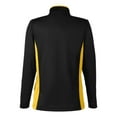 thumbnail image 5 of Harriton M786W Women's Flash Snag Protection Plus IL Colorblock Quarter-Zip Pullover-Black/ Sunray Yellow-3XL, 5 of 6
