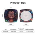 thumbnail image 6 of Lsque Cosmic Garden Woman Portrait Printed Square Couch Cushion Covers, Floral Sofa Cushion Covers Replacement, Stretch Couch Covers for Couch-16.9in, 6 of 9
