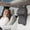Black, variant on Aviation-Grade PU Leather Car Headrest, 100% Memory Foam Headrest Cushion, Ergonomic Fiber-Filled Soft & Breathable Headrest for Cars, SUVs, Sedans, Home & Office (Red)