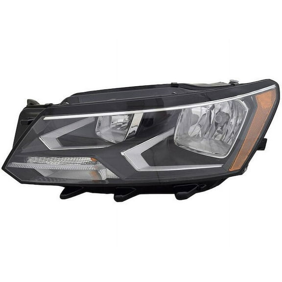 Left Headlight Assembly - Compatible with 2016 - 2019 Volkswagen Passat Sedan 2017 2018